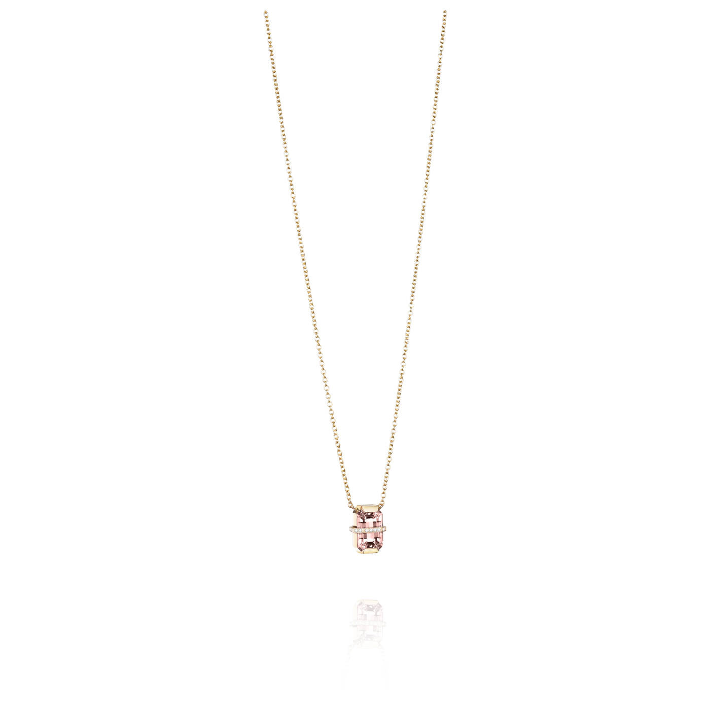 Little Bend Over - Morganite Halsketten Gold 42-45 cm