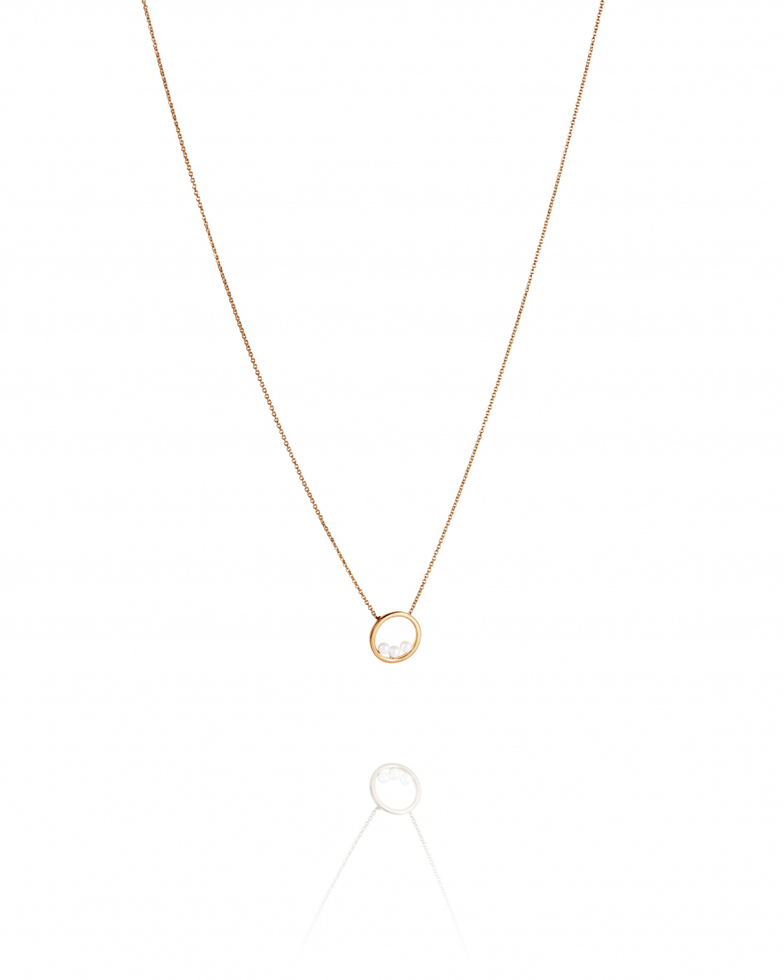 Little roller coaster Necklace Gold