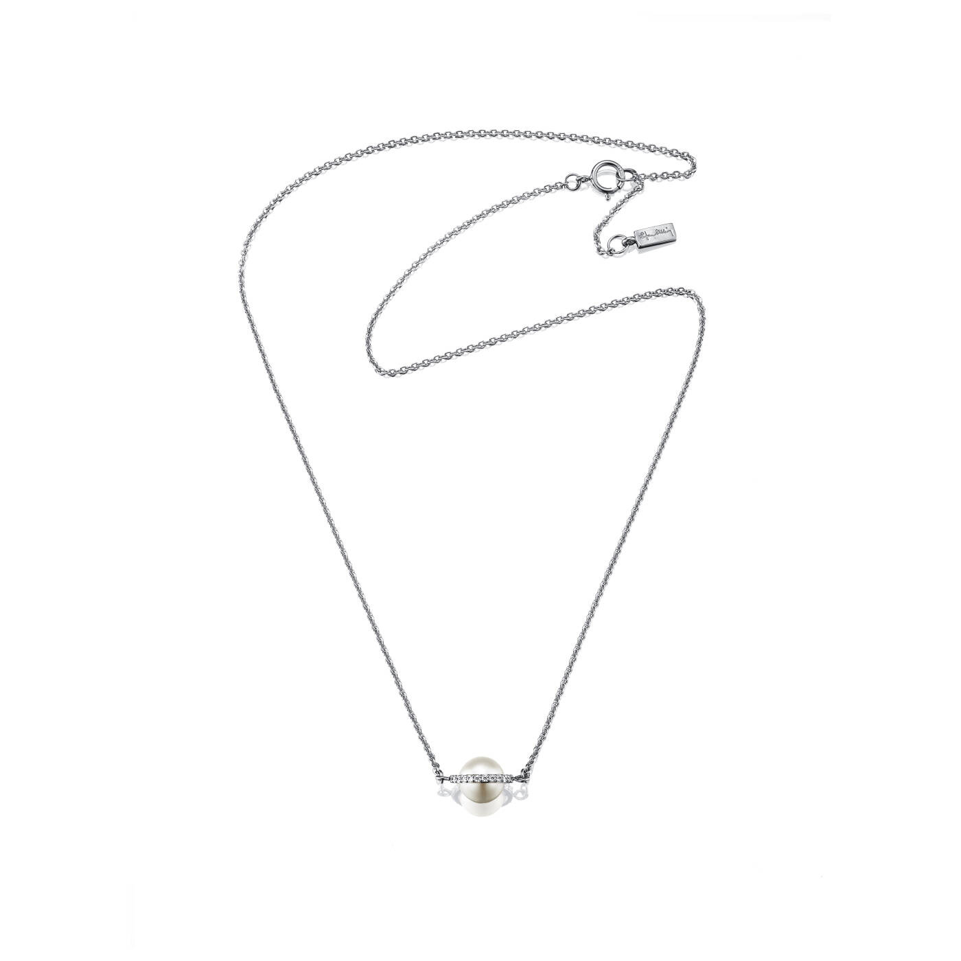 Day Pearl & Stars Halsketten Weißgold