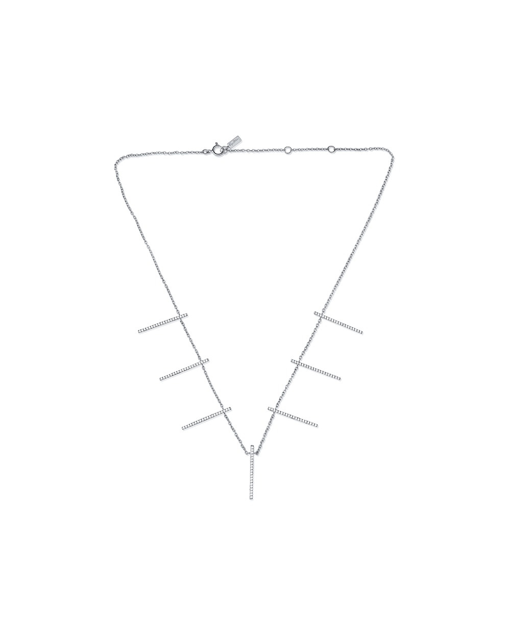 Starline & Stars Collier/Halsketten Weißgold 40-45 cm