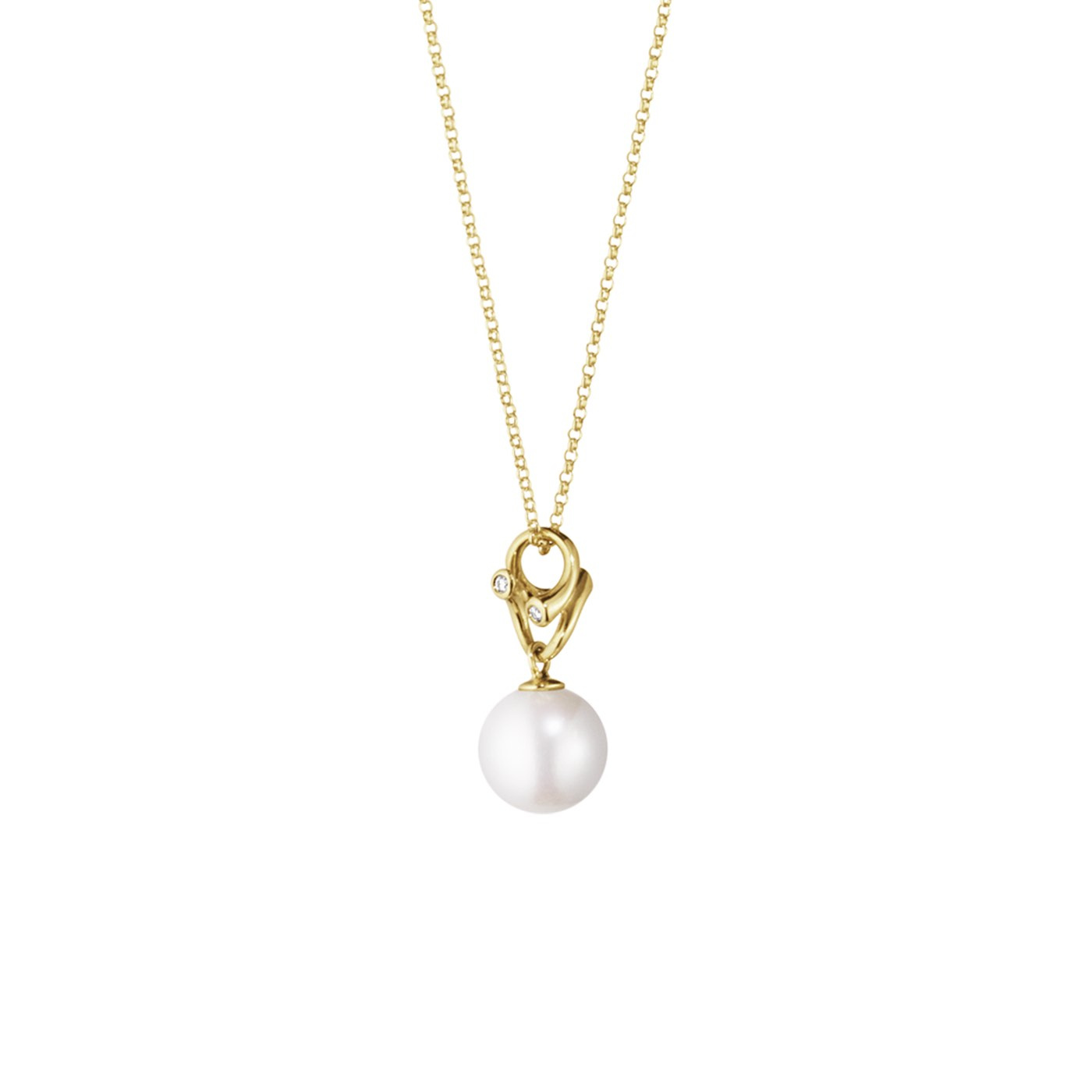 MAGIC Hängeschmuck Gold PEARL Diamant 0.04 CT