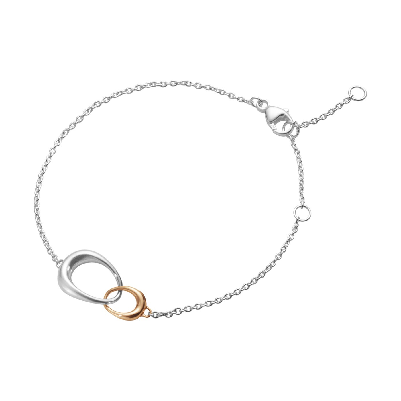 OFFSPRING INTERLOCKING Armbänder Silber/RoséGold