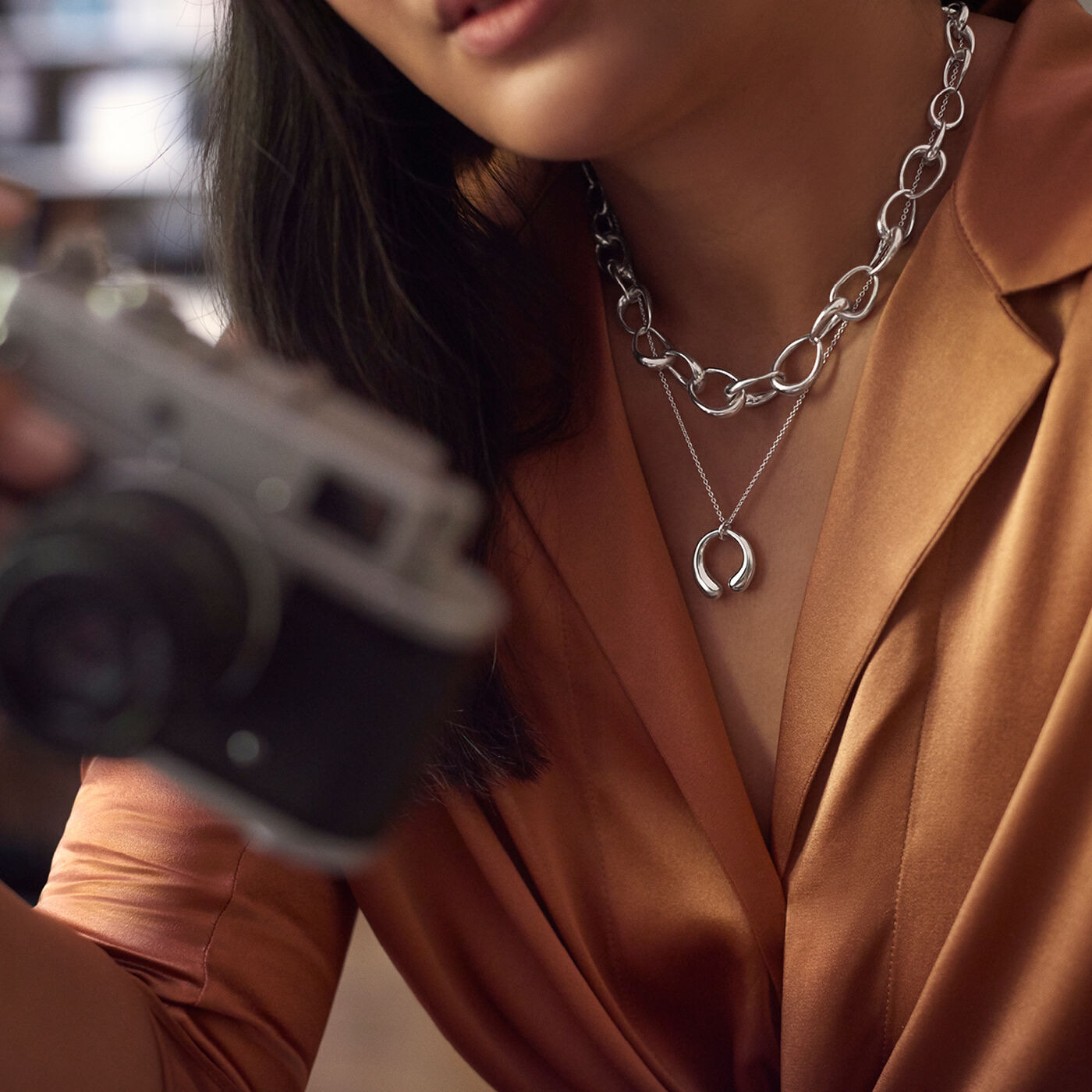 MERCY MEDIUM Hängeschmuck Silber