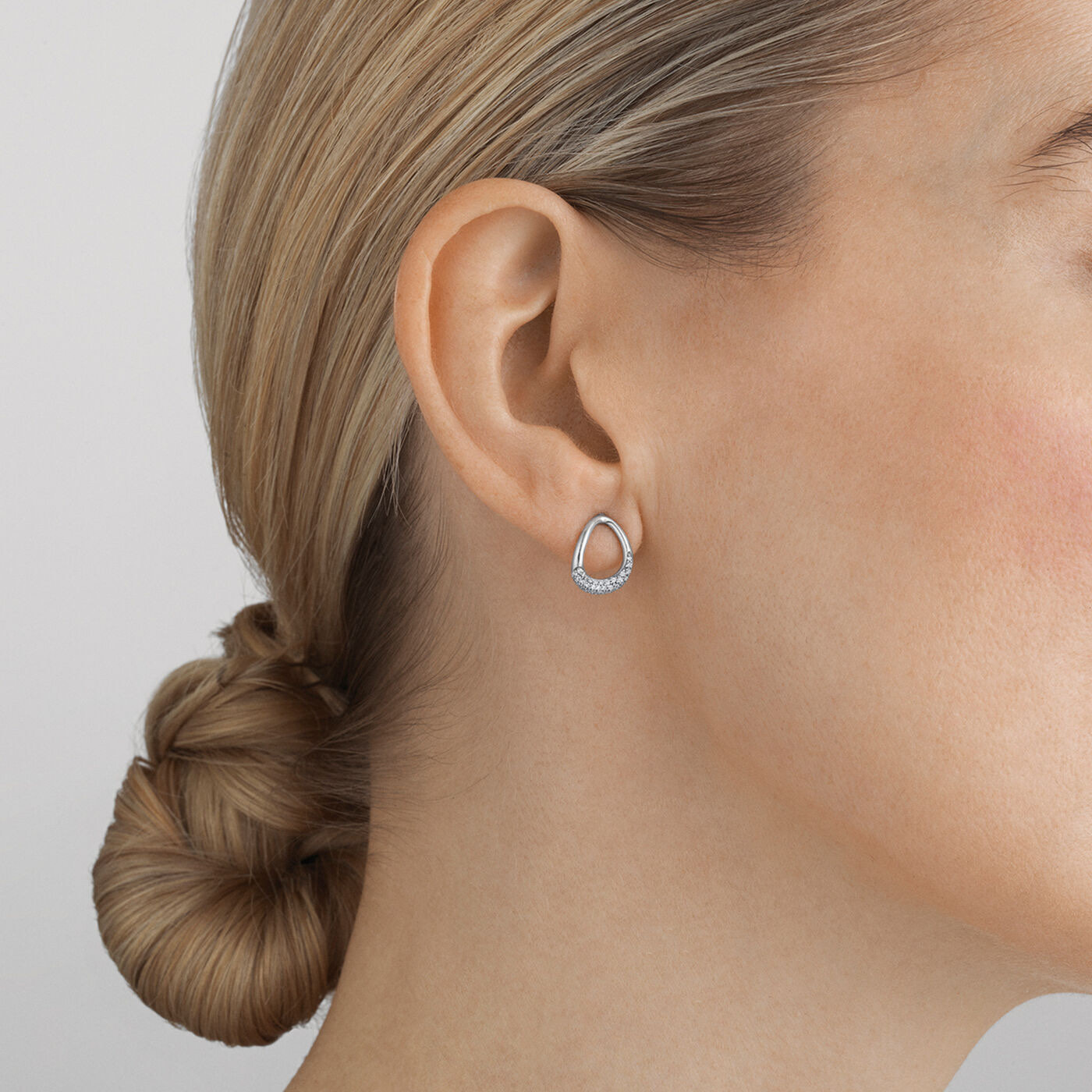 OFFSPRING Ohrring Silber Diamant PAVE 0.19 ct