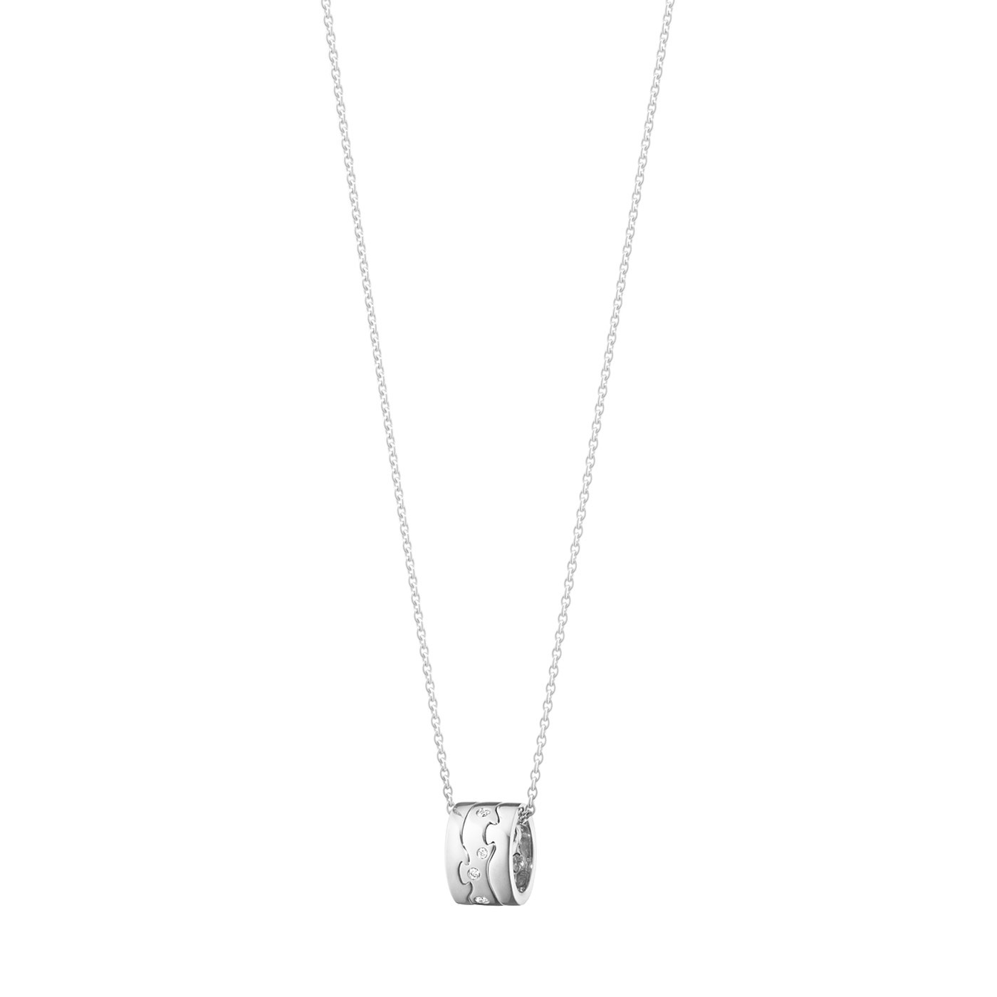 FUSION Hängeschmuck Weißgold Diamant 0.05 ct