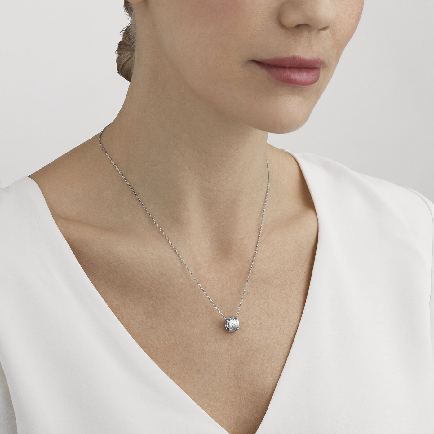 FUSION Hängeschmuck Weißgold Diamant 0.05 ct