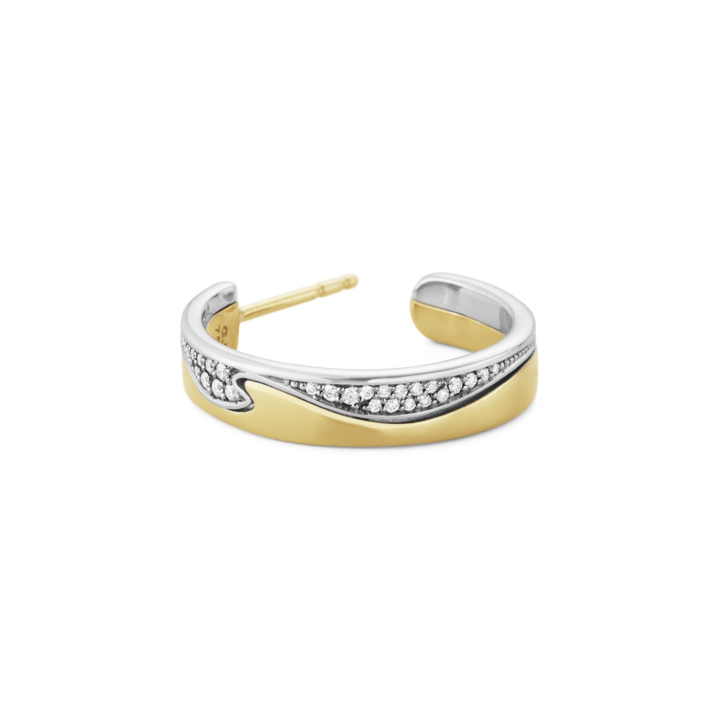 FUSION LA RoséGold Ohrring Gold Weißgold PAVÉ 0.21 ct