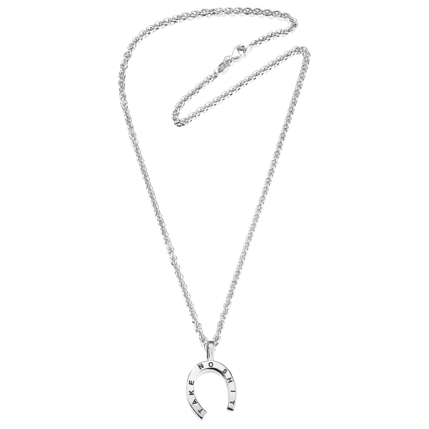 Take No Shit - Large Hängeschmuck Silber