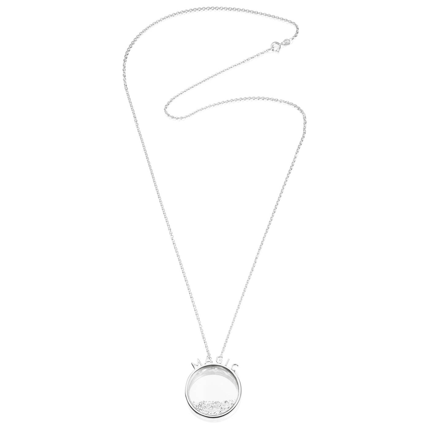 Magic - White Topaz Hängeschmuck Silber