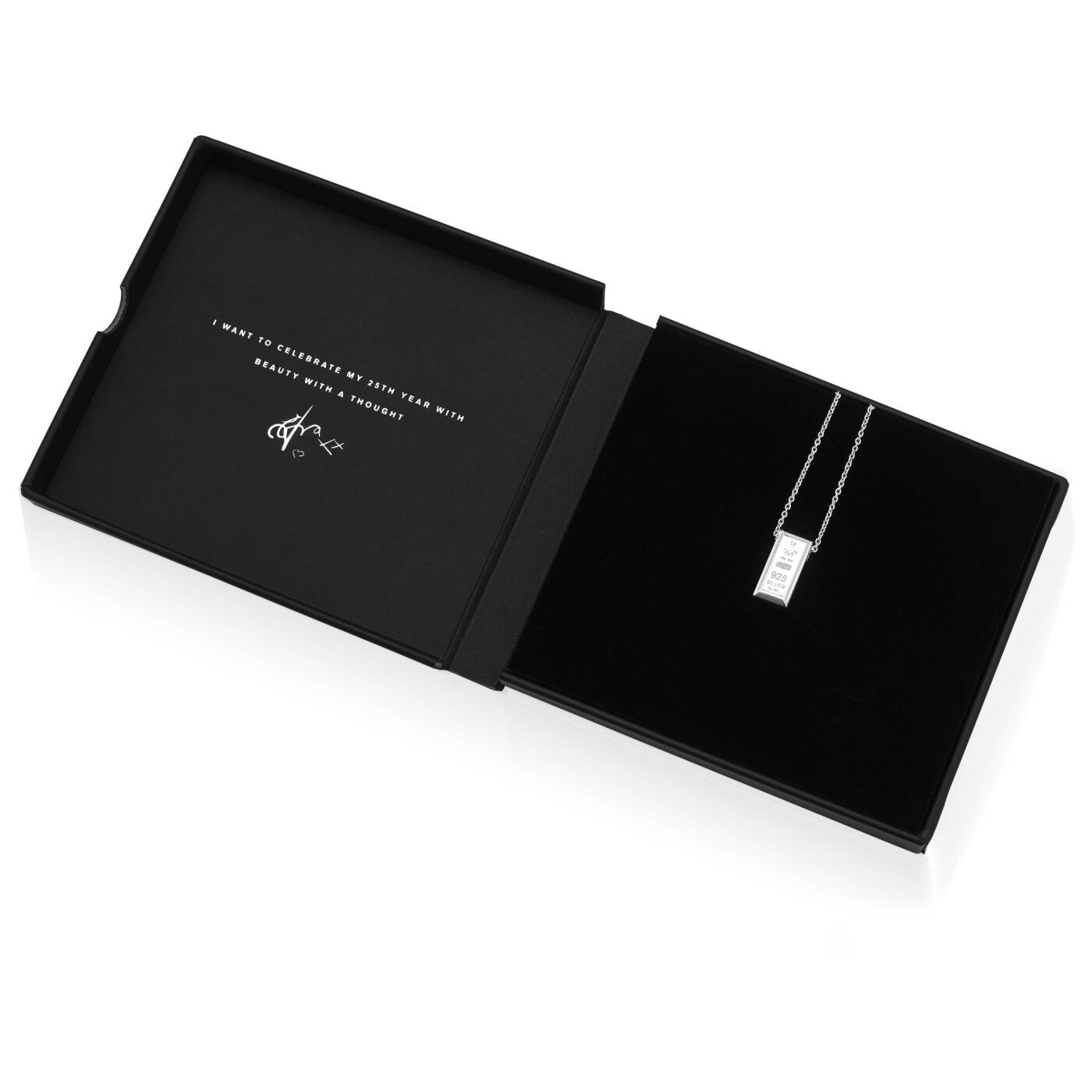 25 Years Of Beauty With A Thought Hängeschmuck Silber