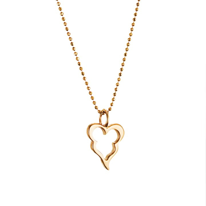 Little Crazy Heart Hängeschmuck Gold