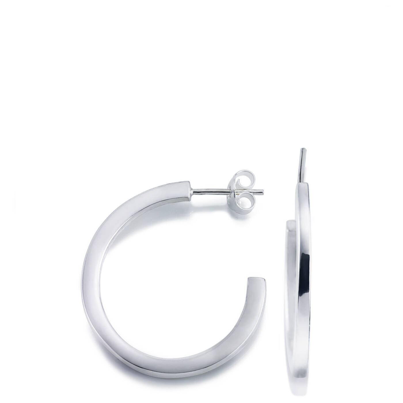 Hoops Ohrring Silber