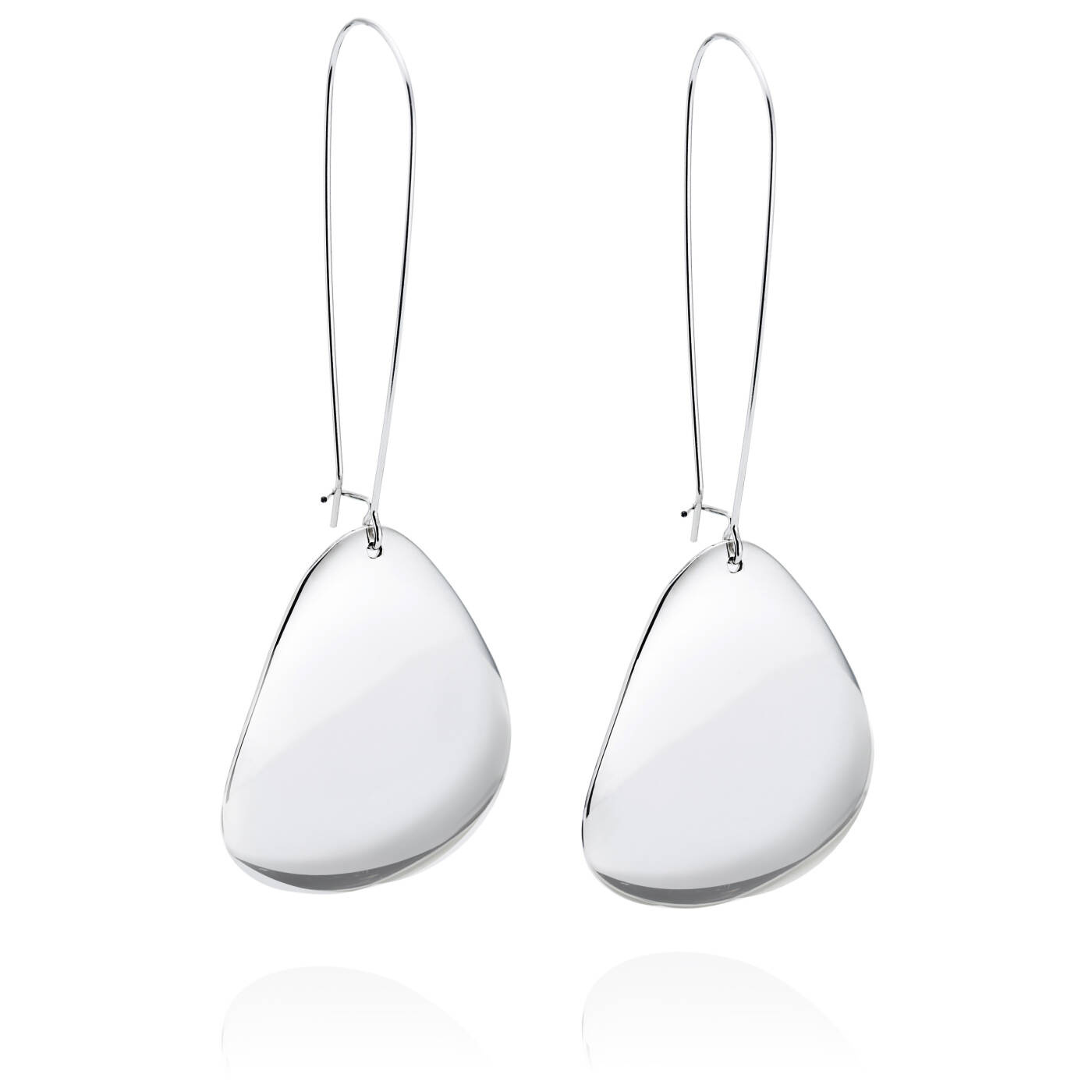 Rose Petal Ohrring Silber