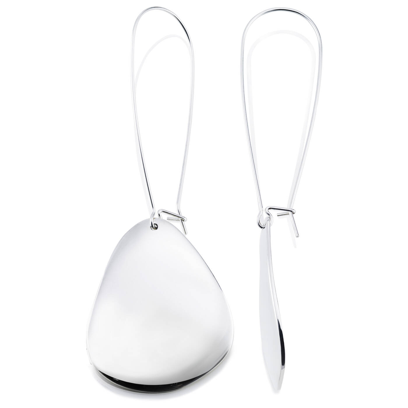 Rose Petal Ohrring Silber