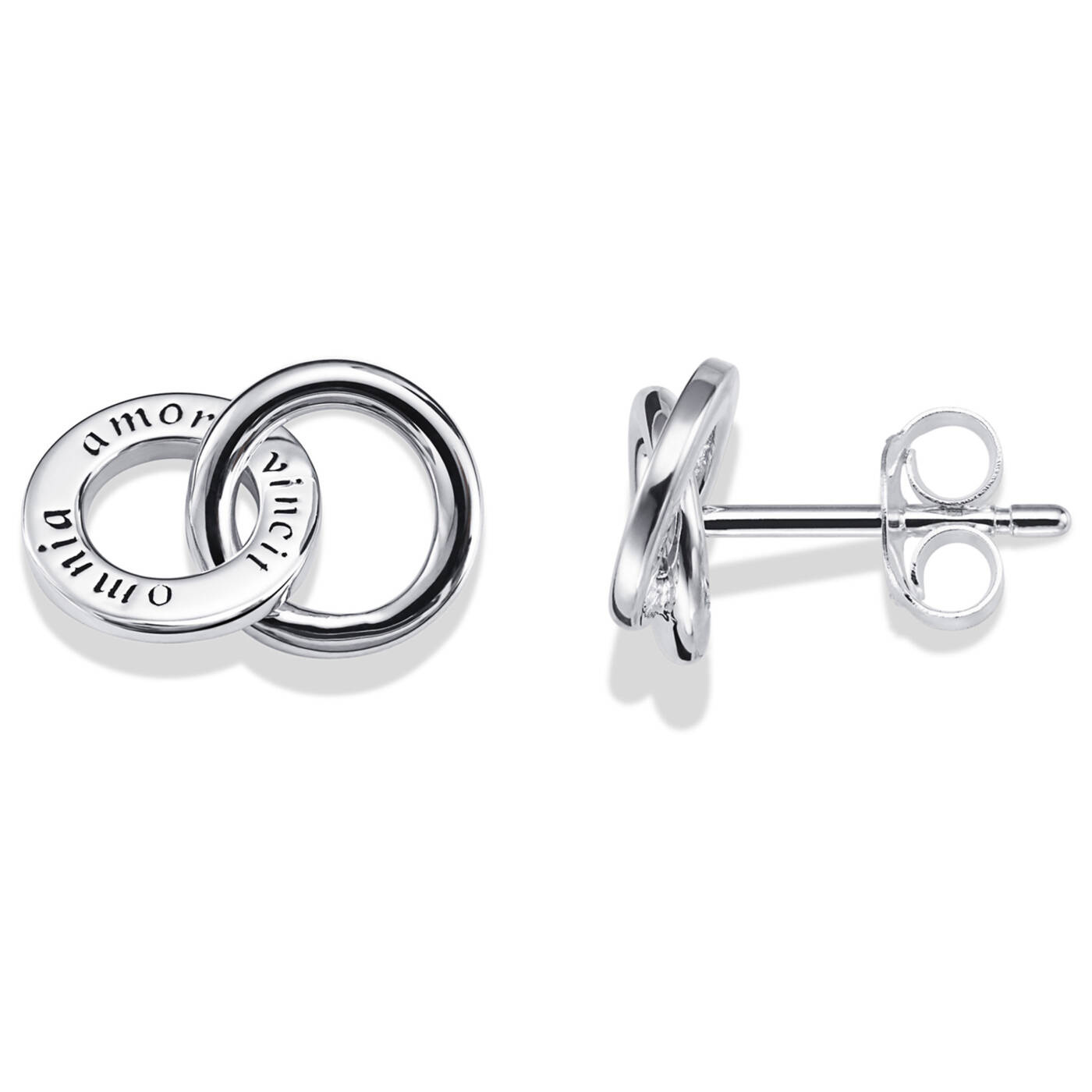 Mini Twosome Ohrring Silber