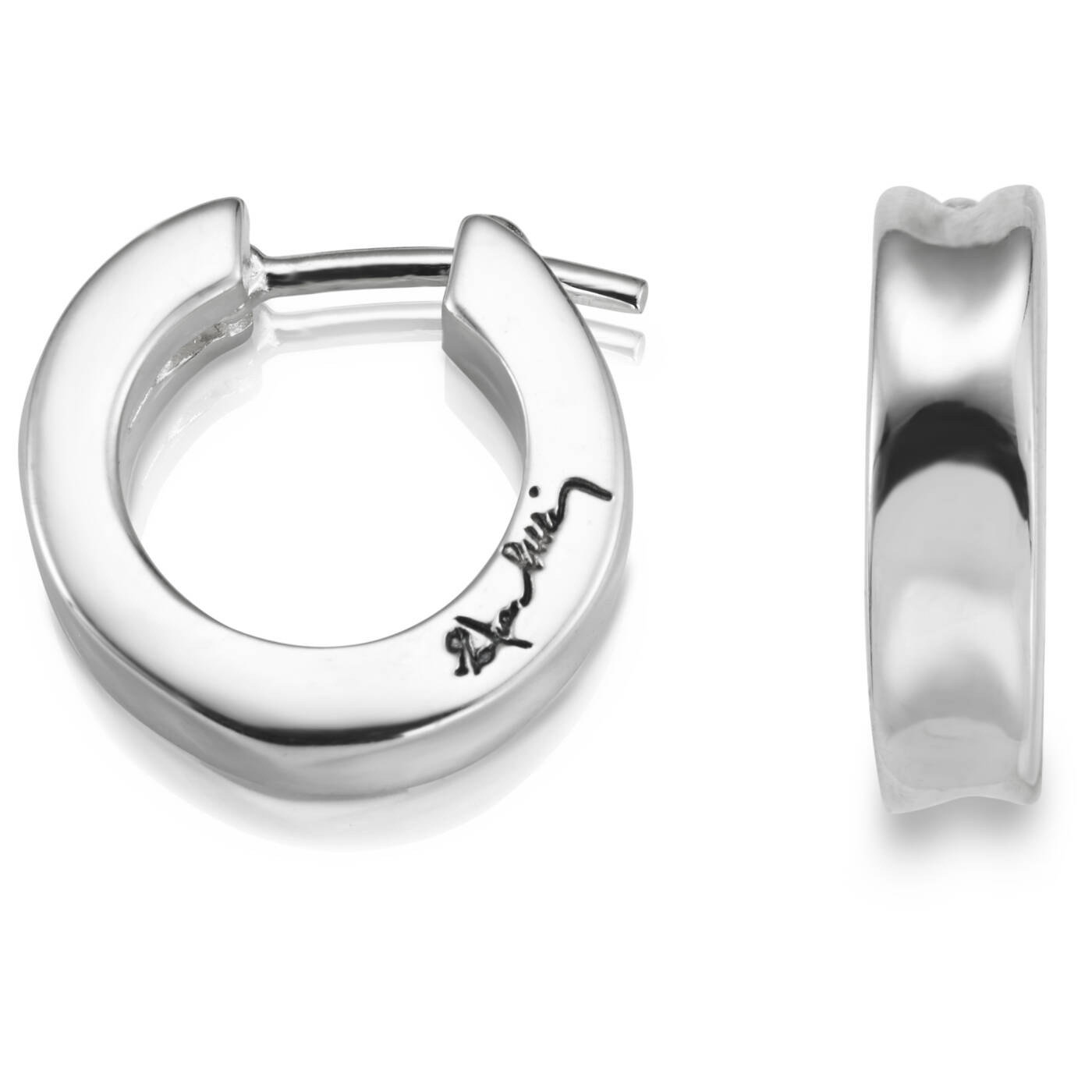 Little Moonwalk Hoops Ohrring Silber