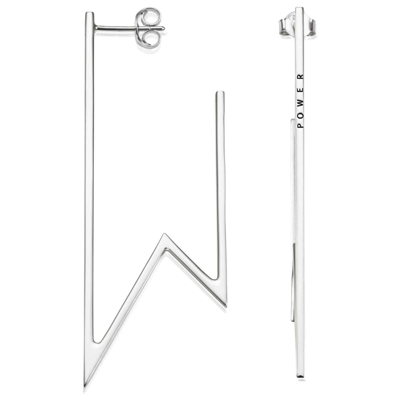 Women Power Ohrring Silber