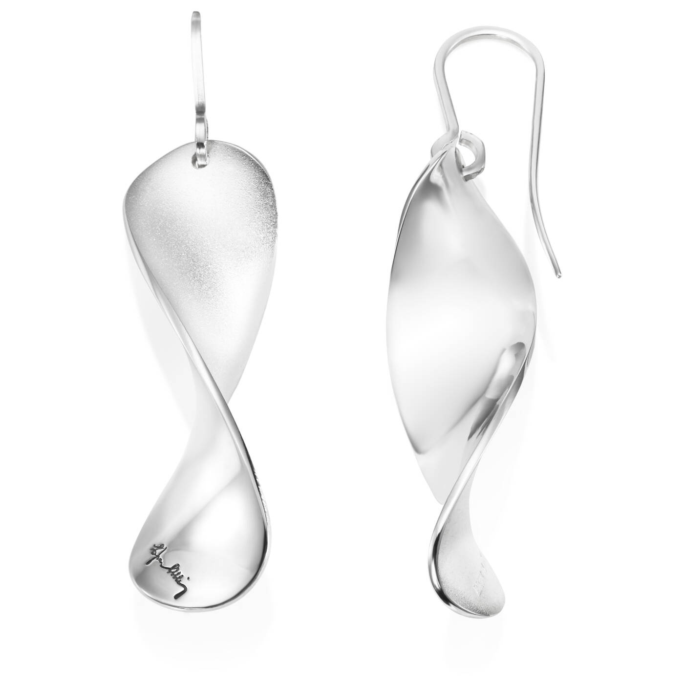 Blades Ohrring Silber