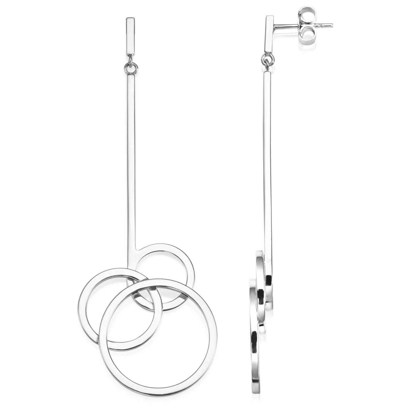 Bubbles Ohrring Silber