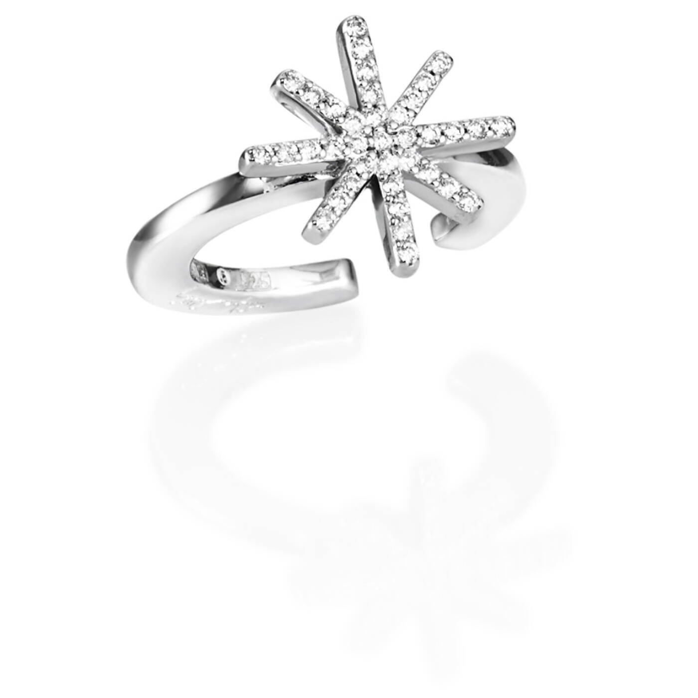 Beam & Stars Ohrring Silber