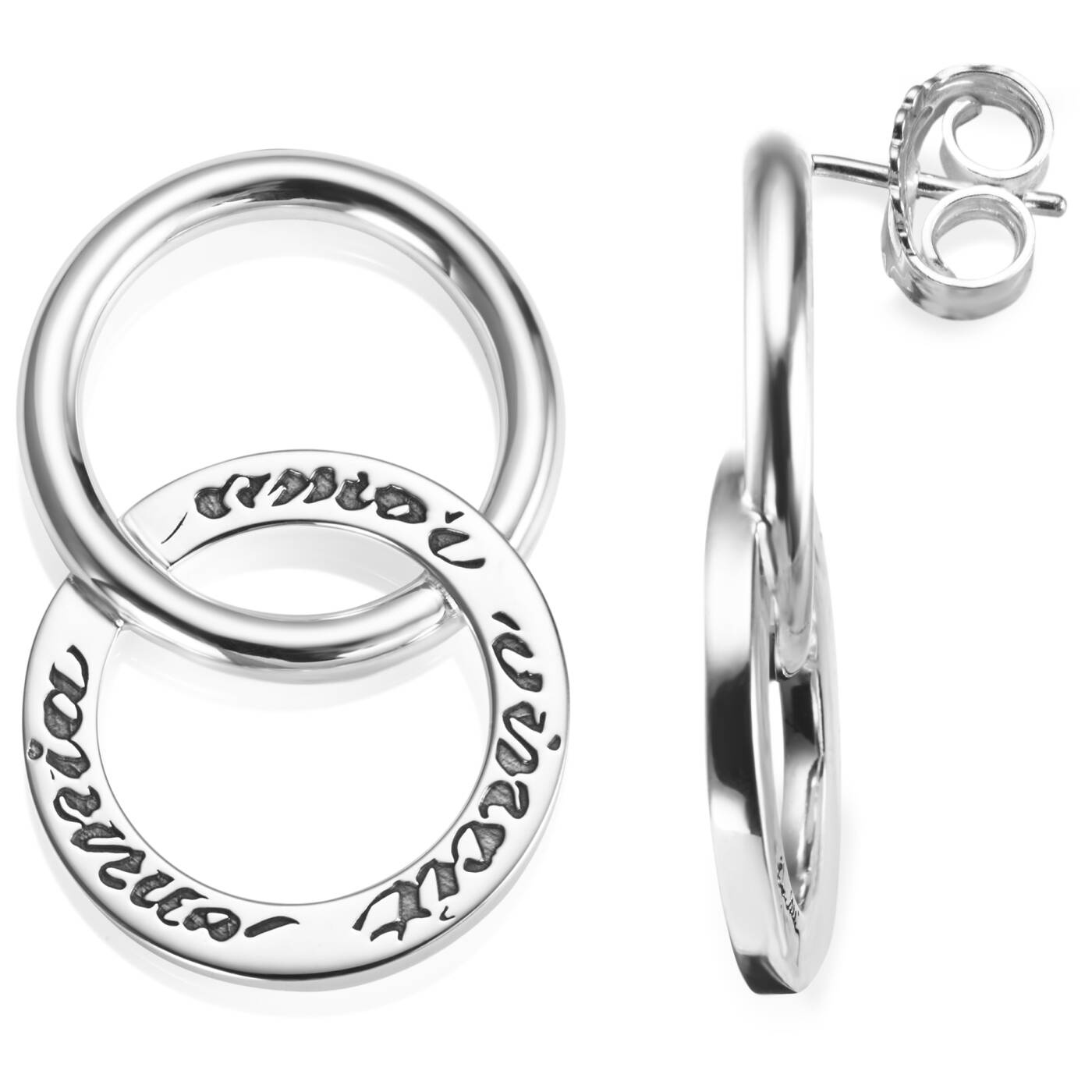 Twosome XL Ohrring Silber