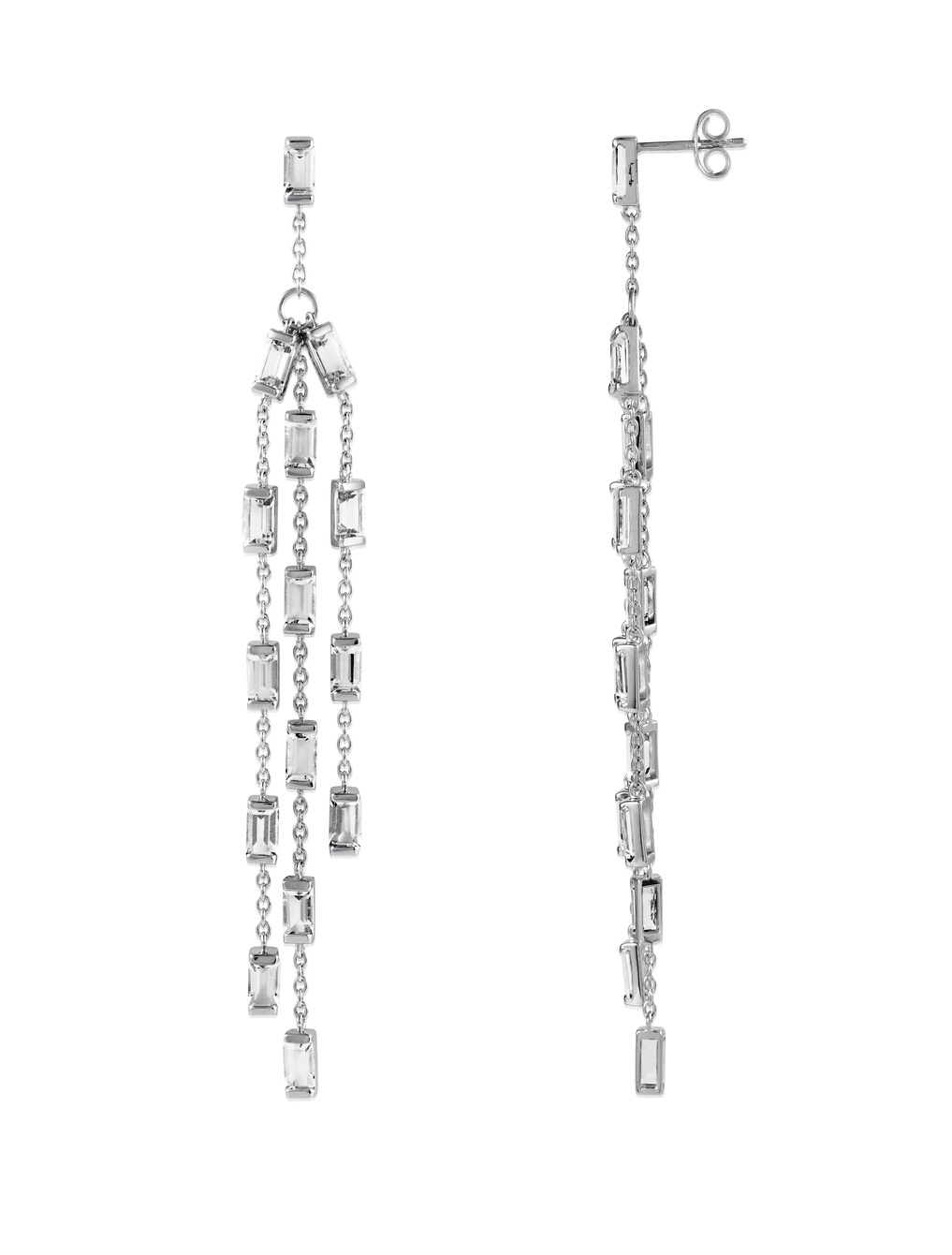 A Clear Dream Splash Ohrring Silber