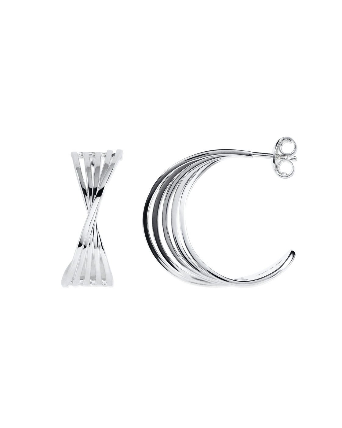 Bridges Hoops Silber