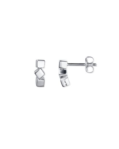 Dice twice Earrings Silver