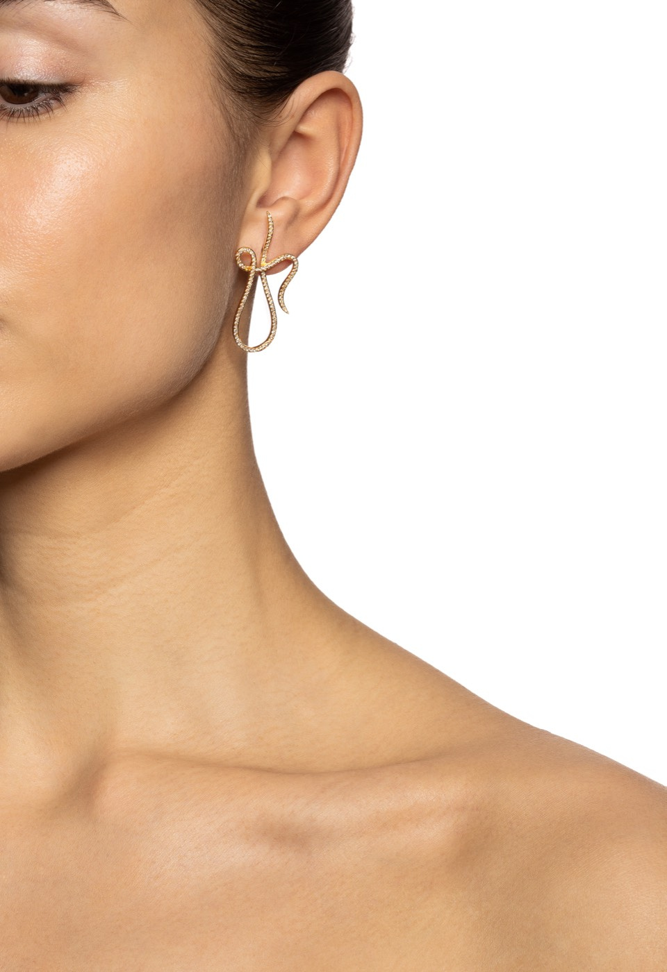 Shape Of A Dream & Stars Ohrring Gold