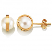 Day Pearl Ohrring Gold