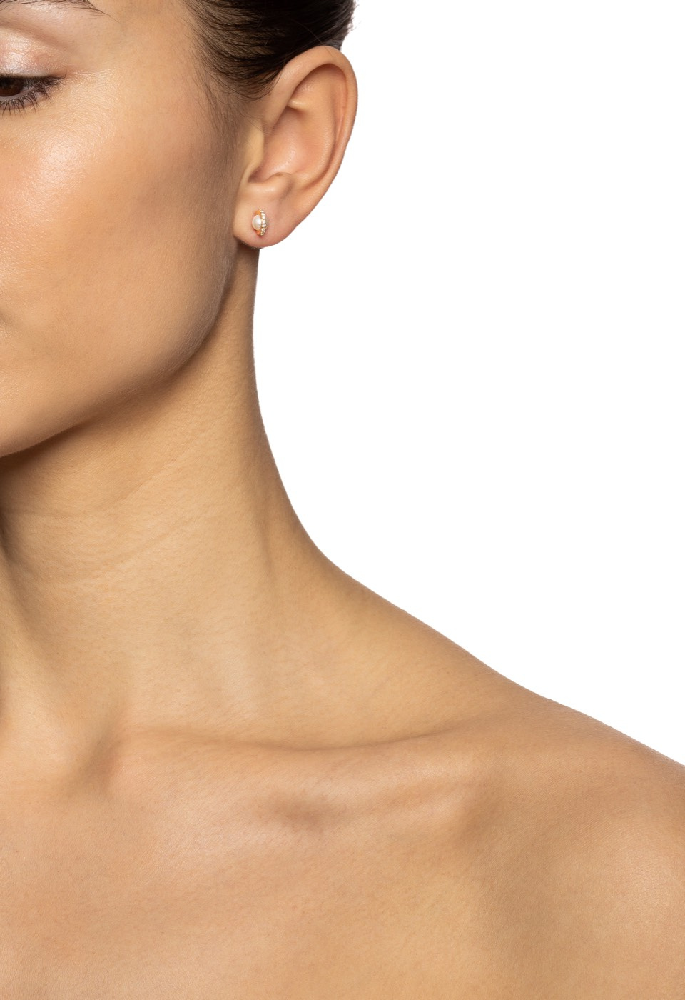 Little Day Pearl & Stars Ohrring Gold