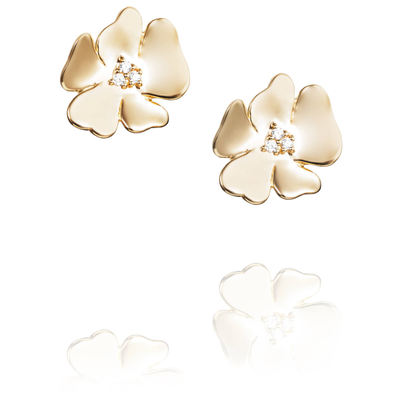 Violet & Stars Ohrring Gold