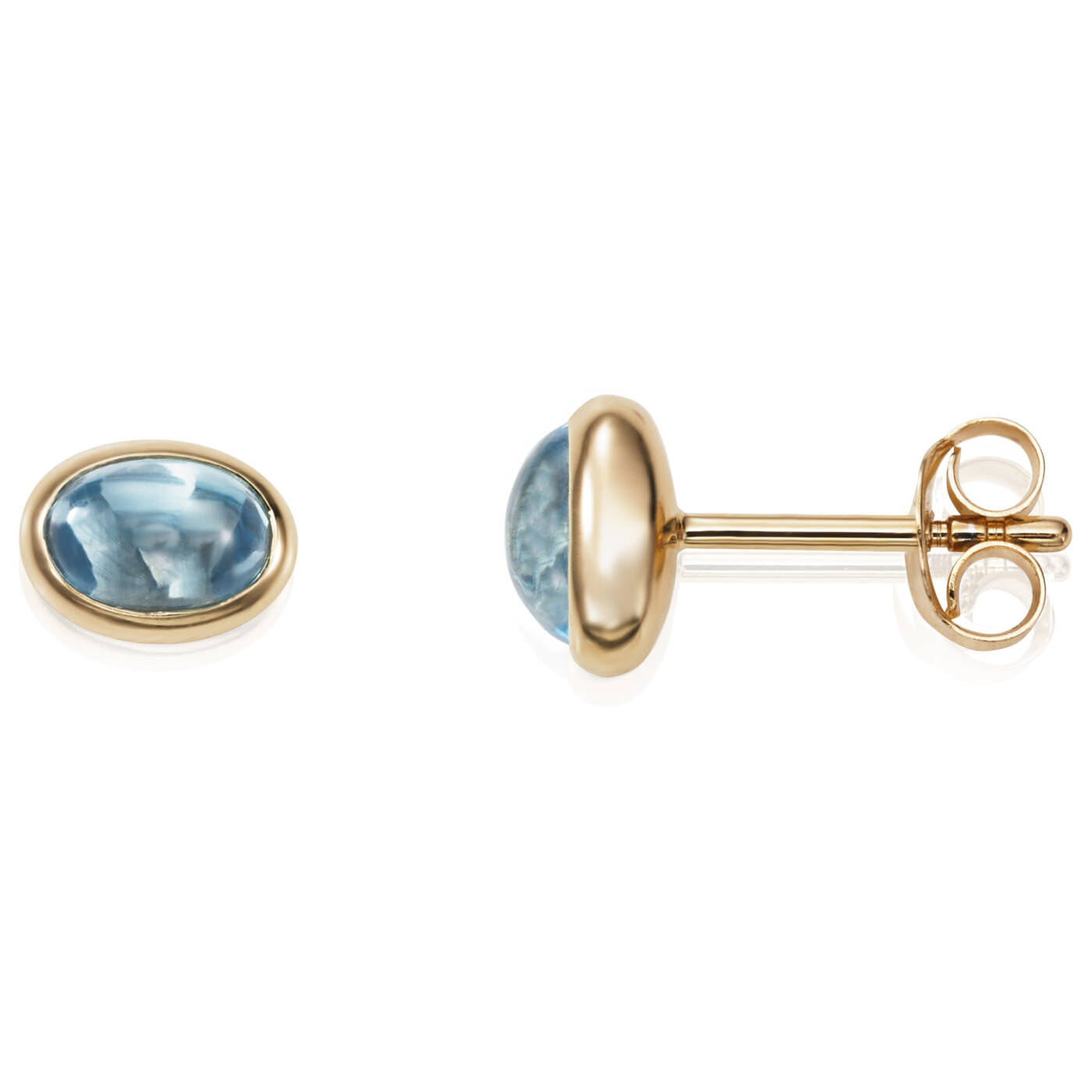 Love Bead - Topaz Ohrring Gold