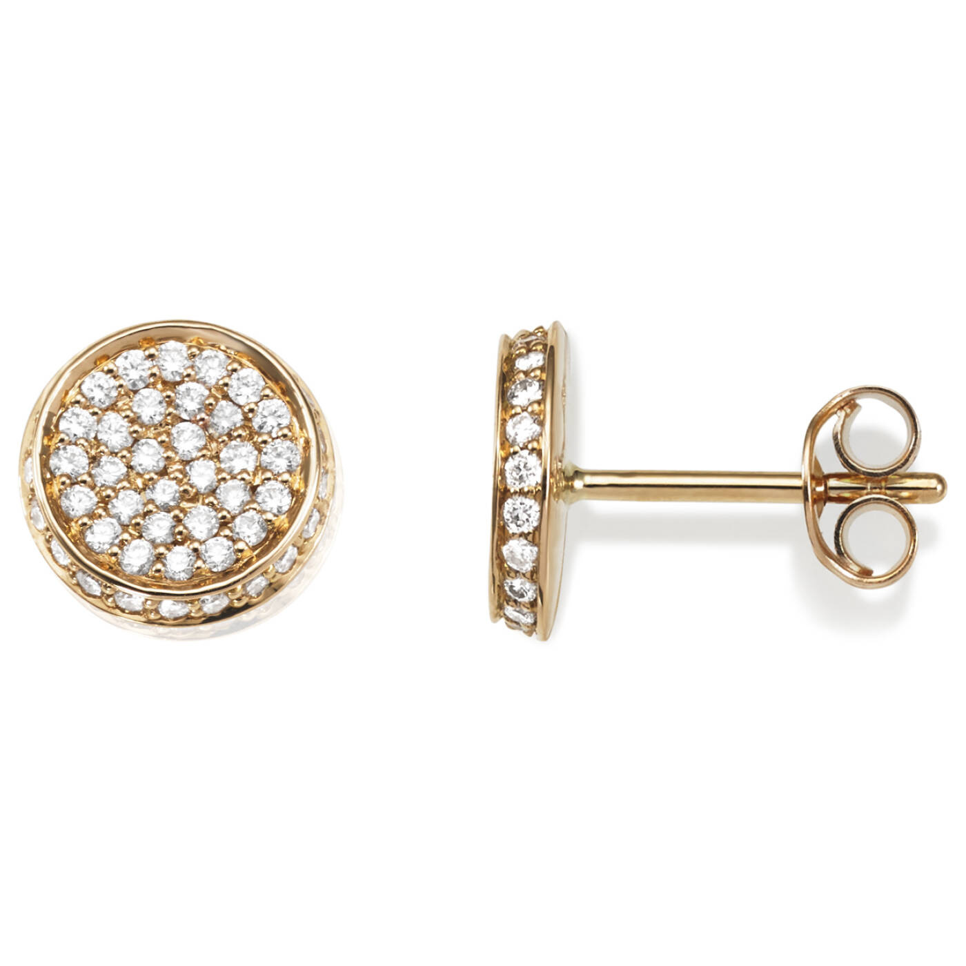 Love Bowl Mini & Stars Ohrring Gold