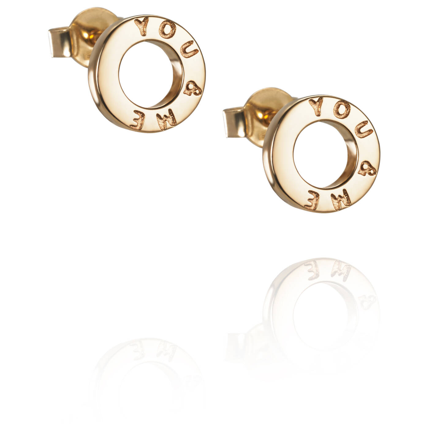 Mini Me You & Me Ohrring Gold