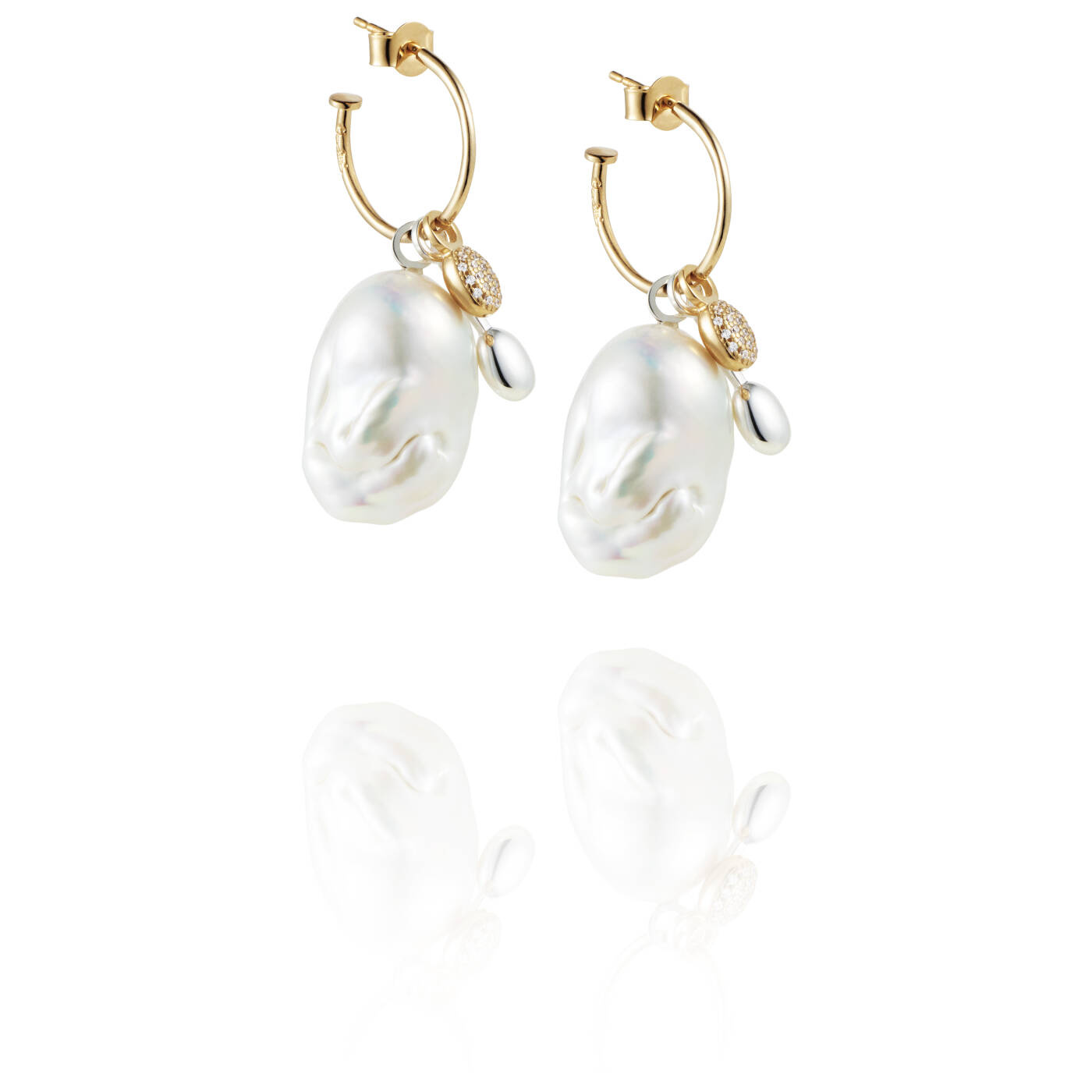 101 Plain Hoops Ohrring Gold