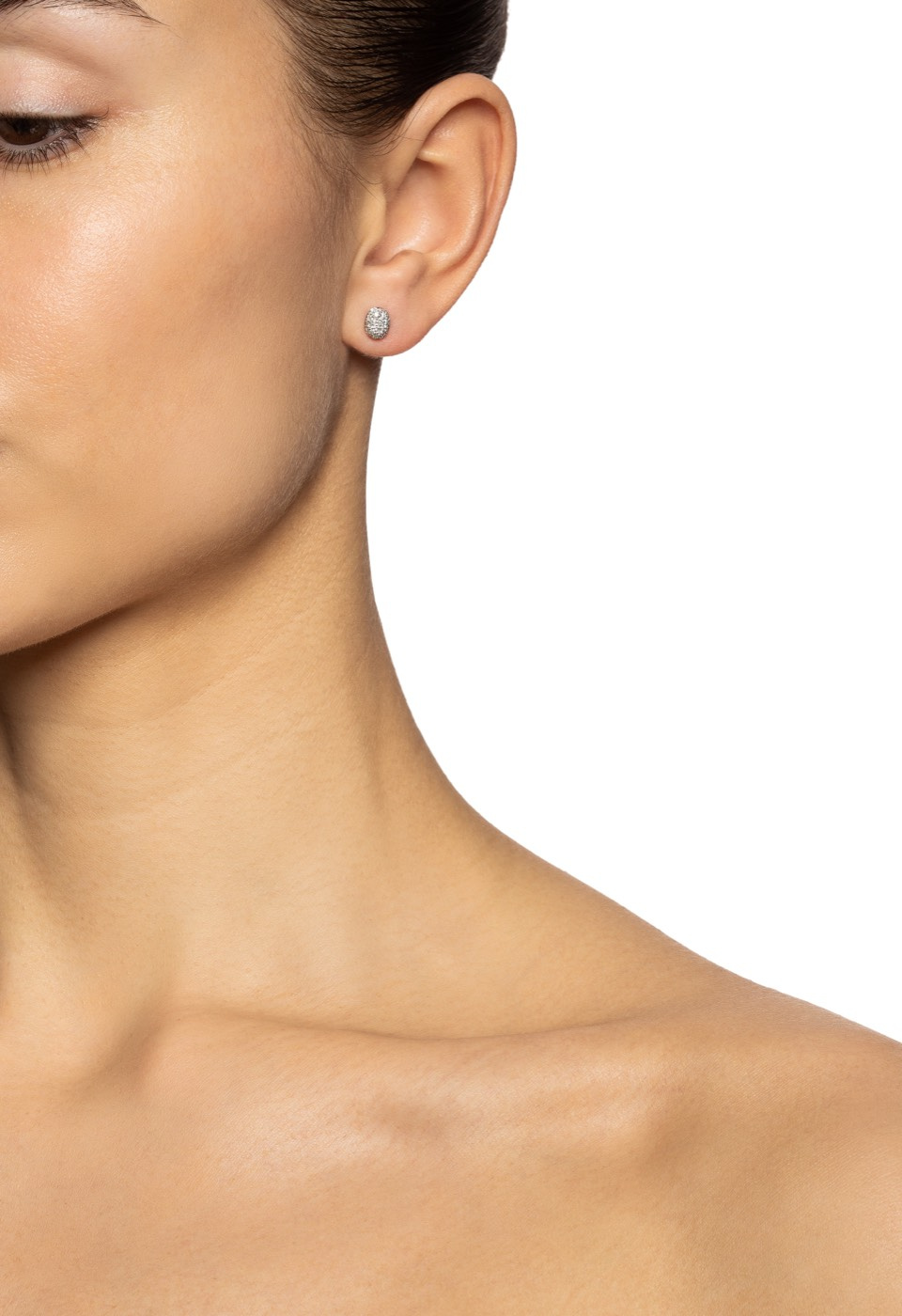 Love Bead - Diamonds Ohrring Weißgold