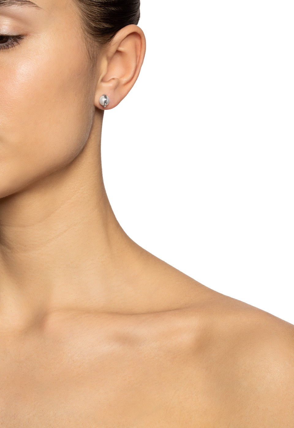 Day Pearl Ohrring Weißgold