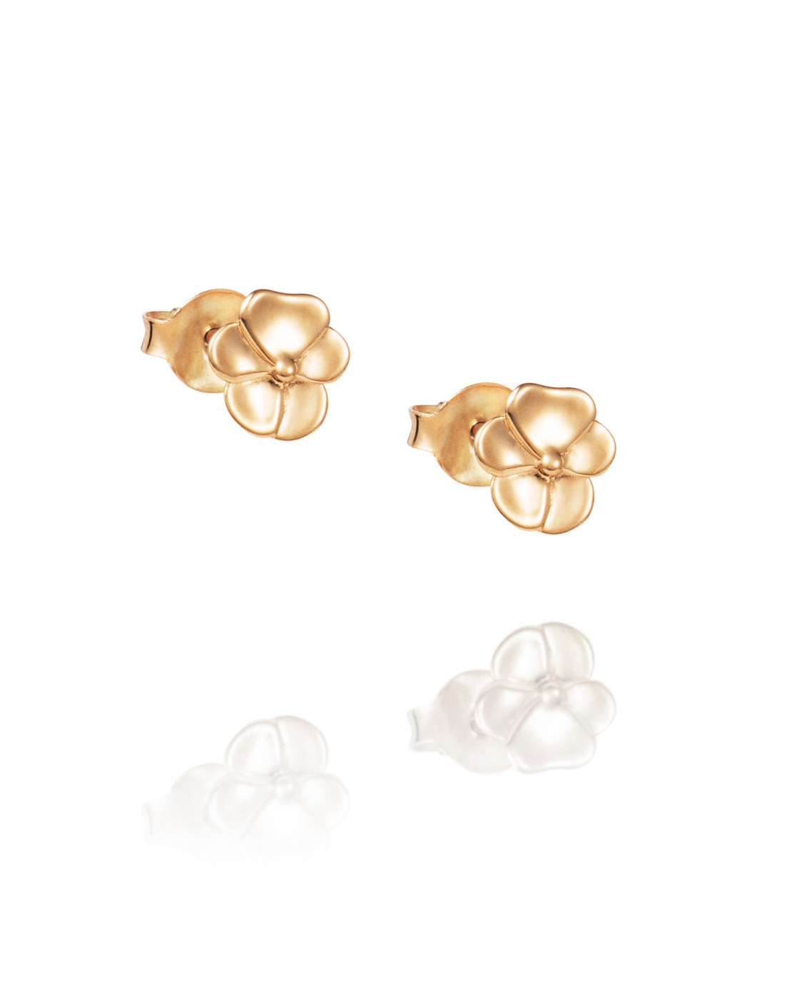Pensée Earrings Gold Plated