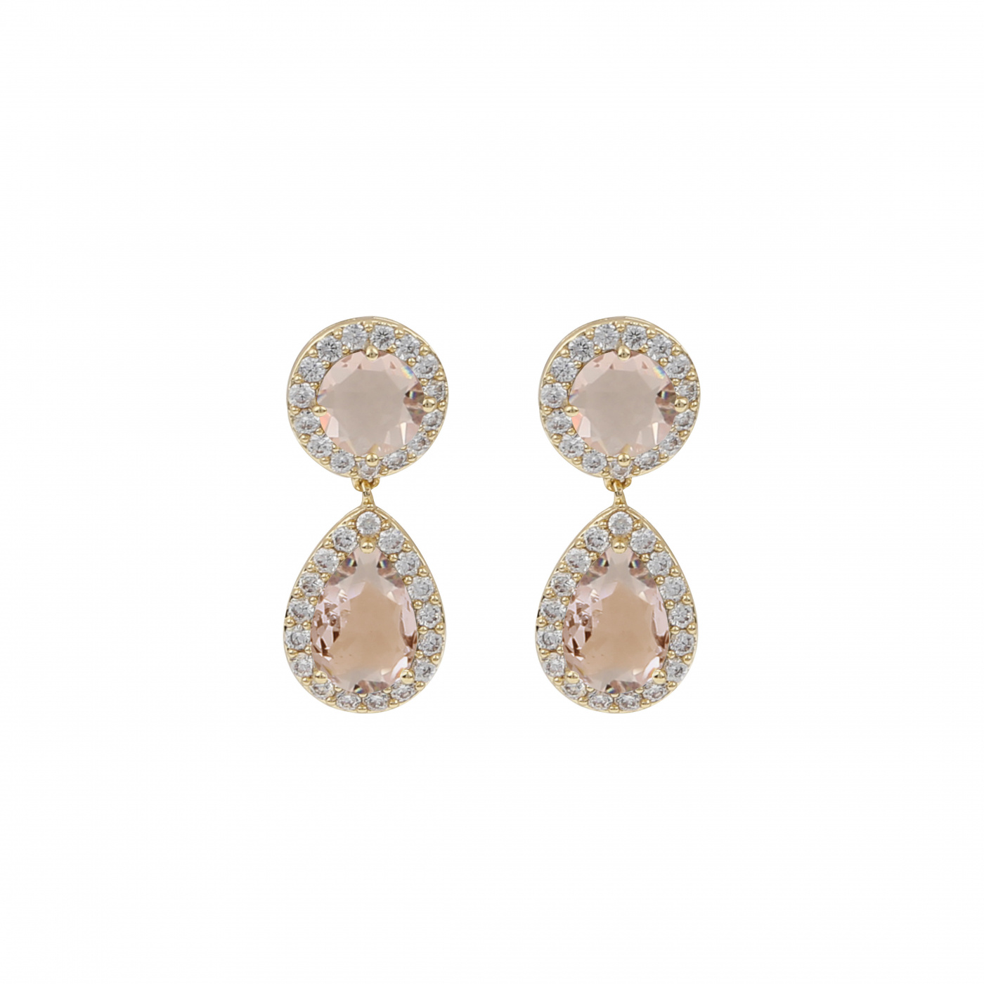 Louisiana short Ohrring Gold