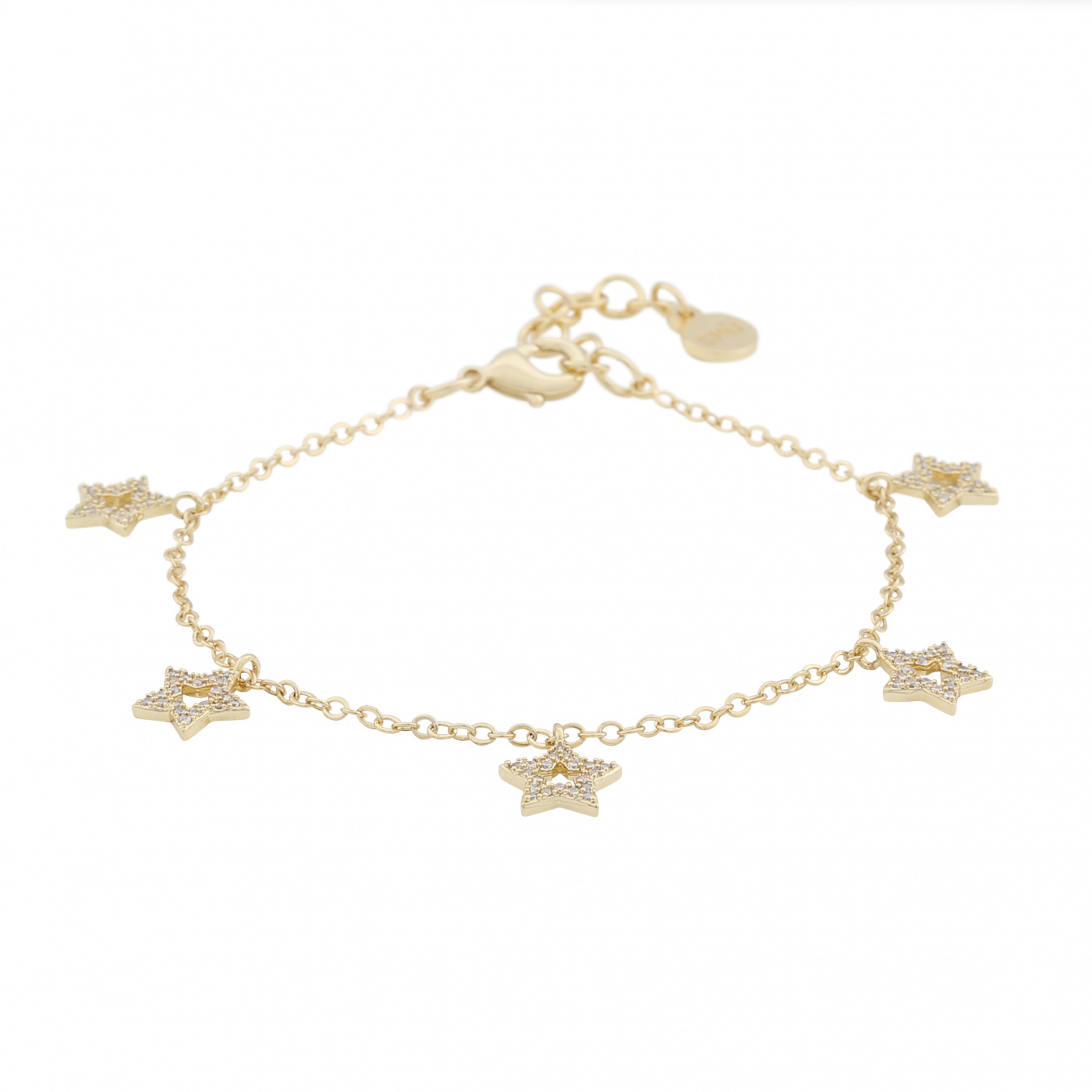 Wish charm brace Gold/clear-Onesize