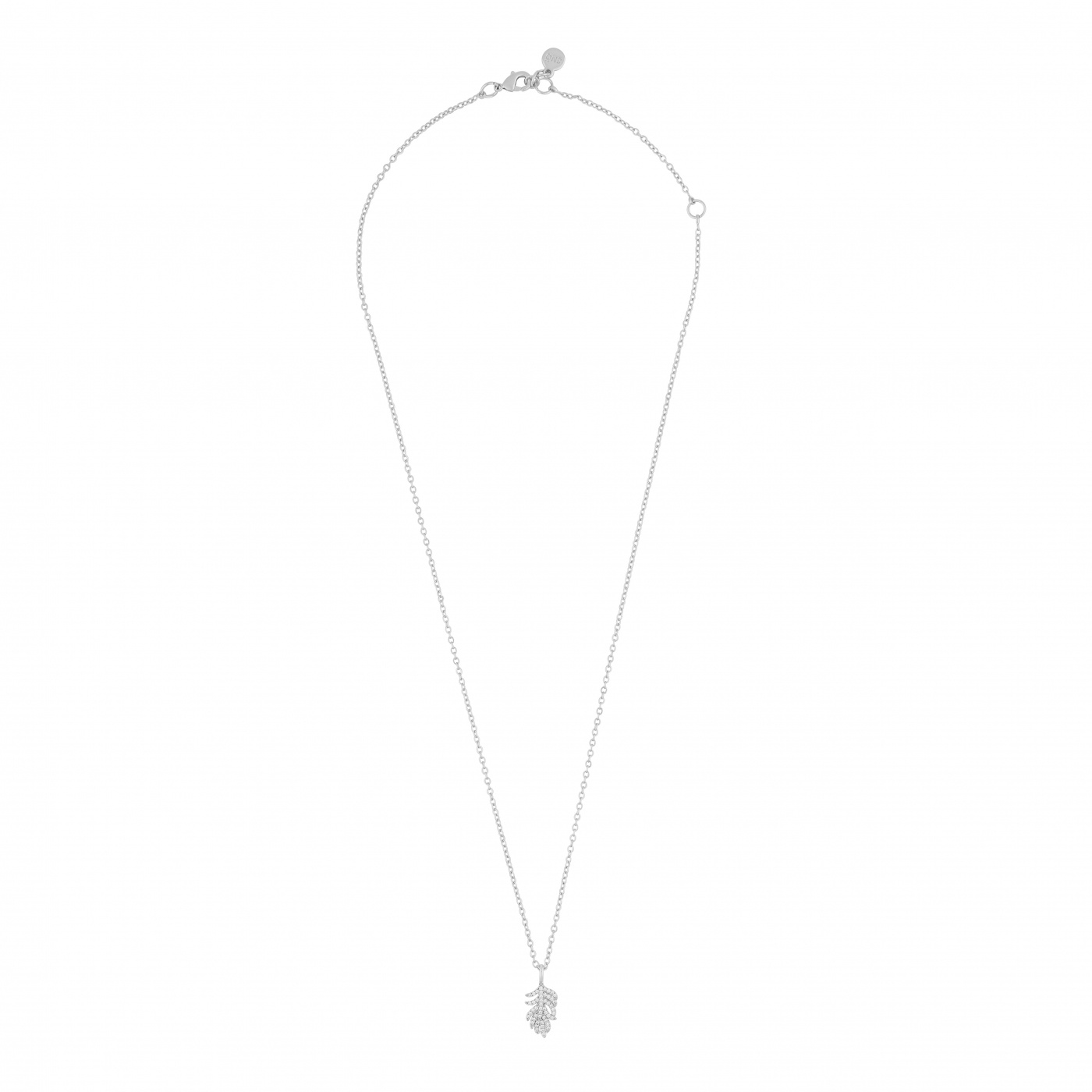 North pendant neck 50 Silber/clear-50 cm