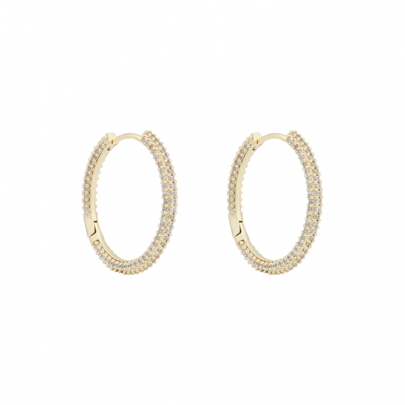 North ring ear 25mm Gold/clear-Onesize