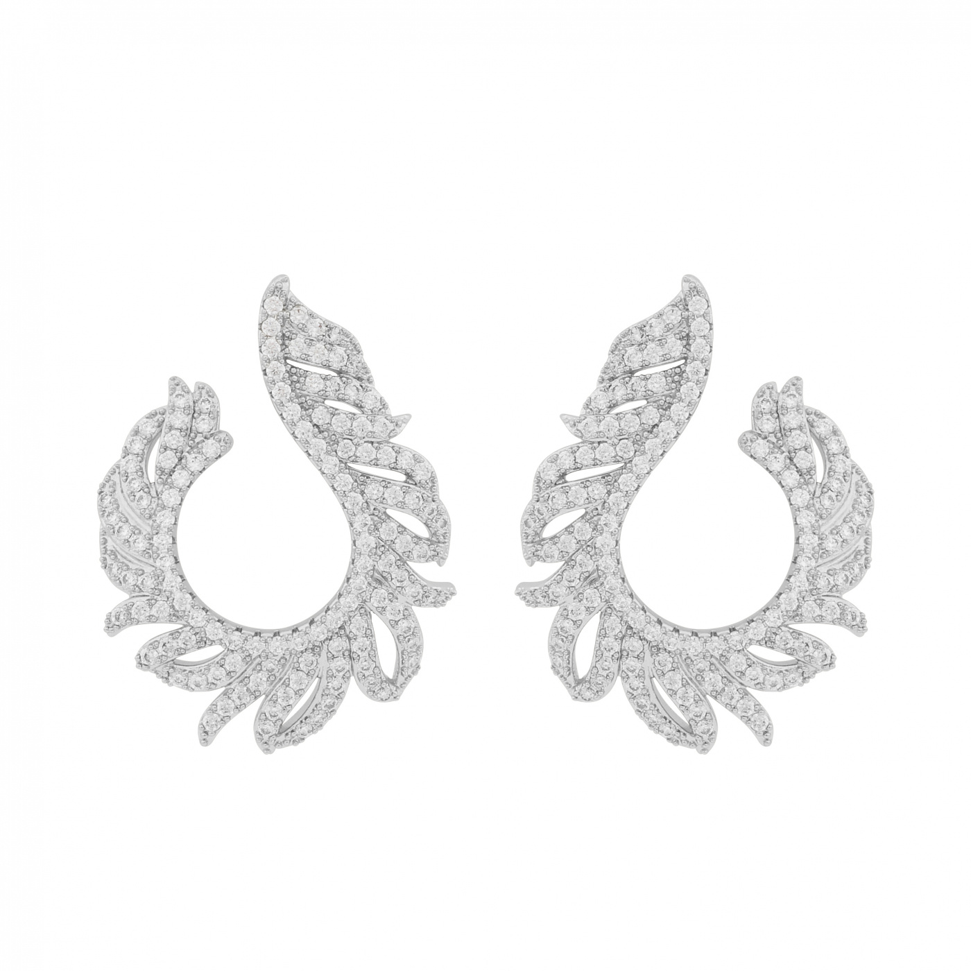 North loop ear Silber/clear-Onesize