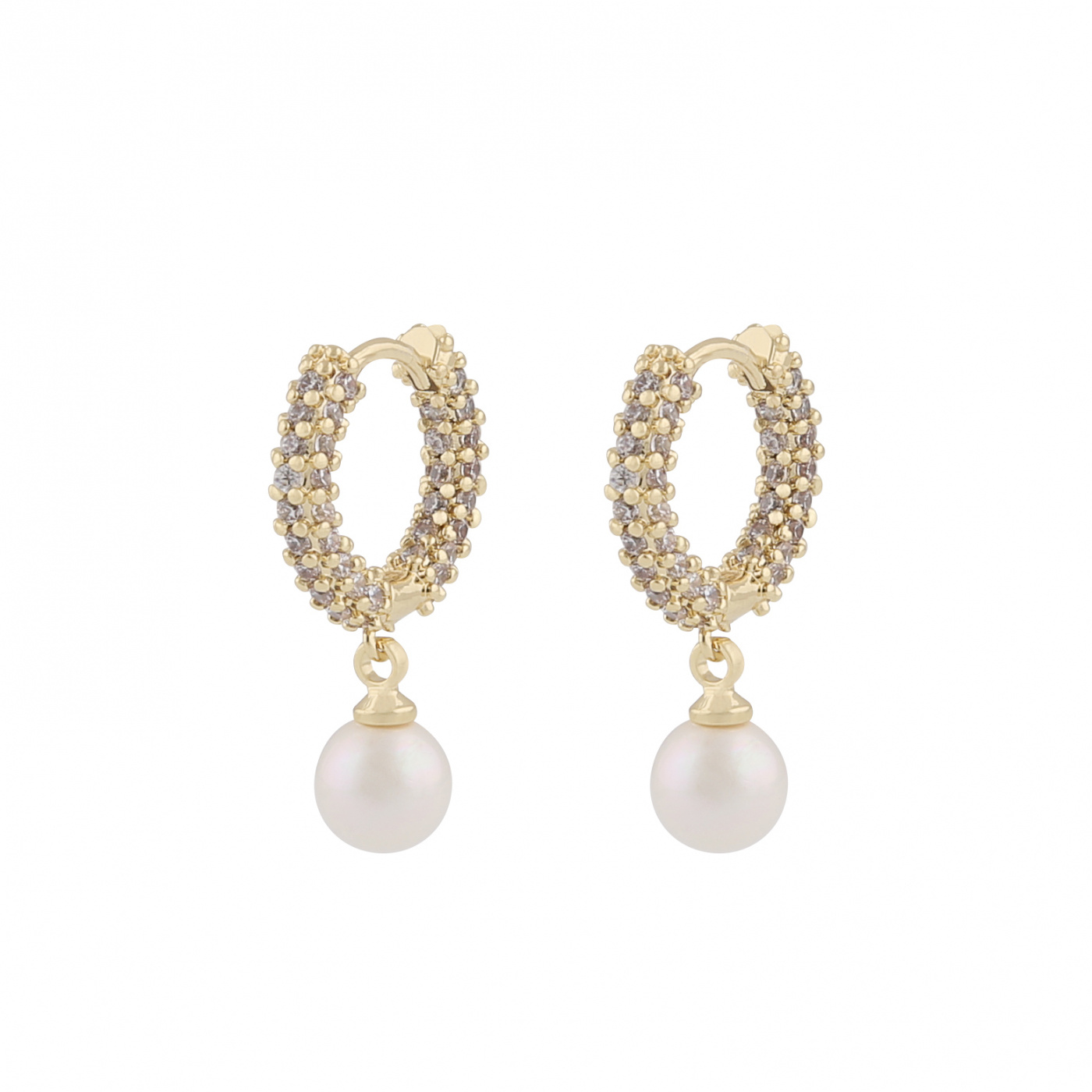 Lydia pearl ring ear Gold