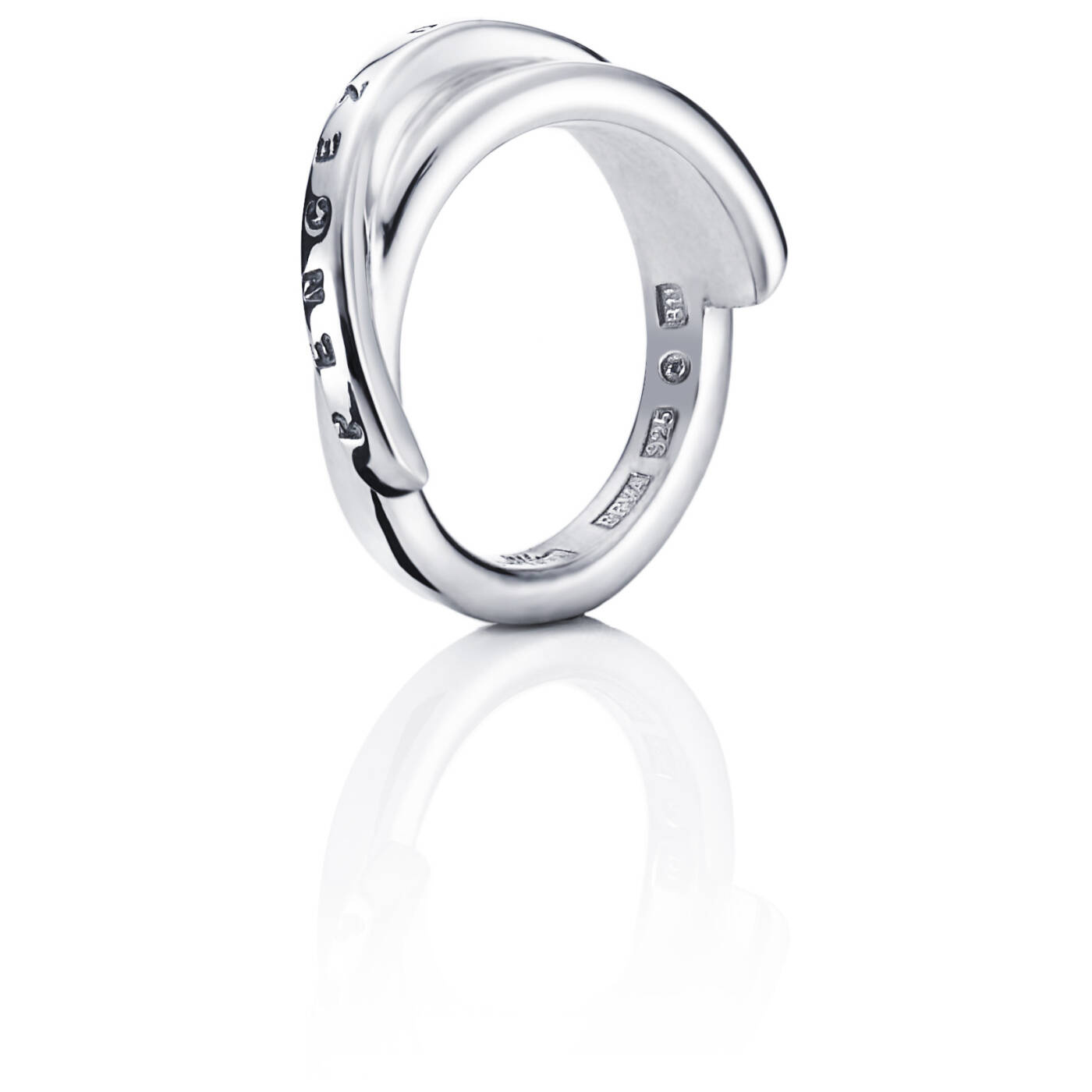 Pencez De Moy Edge Ring Silber