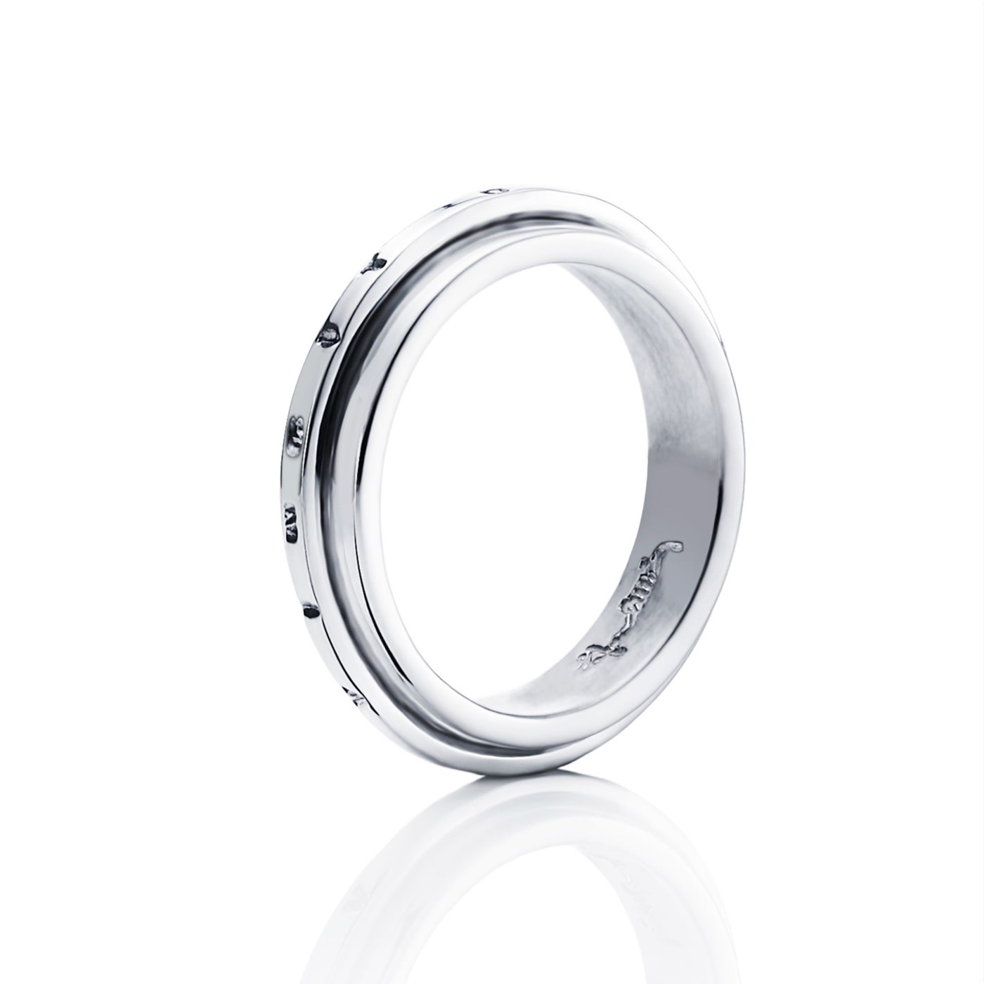 AVO Edge Ring Silber