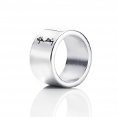 Wide & Signature Ring Silber