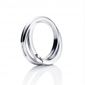 Twosome Ring Silber