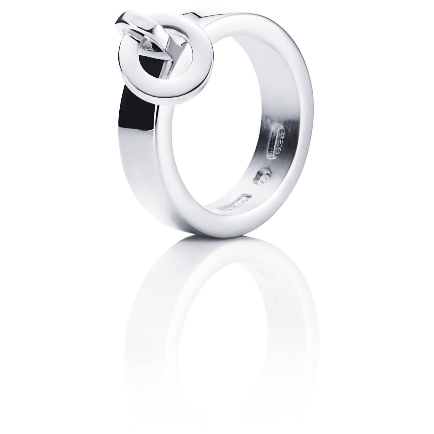 Ring Around Ring Silber